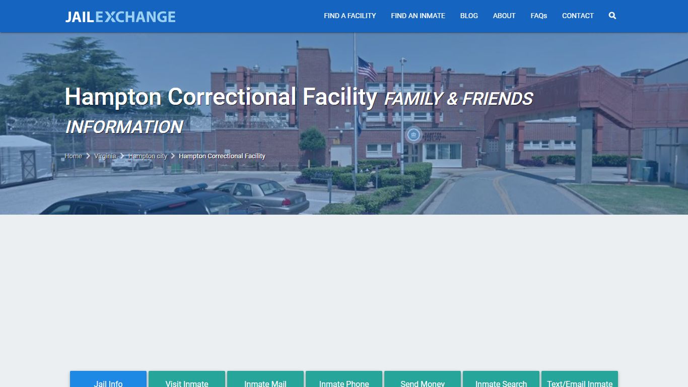 Hampton Correctional Facility VA | Booking, Visiting, Calls, Phone